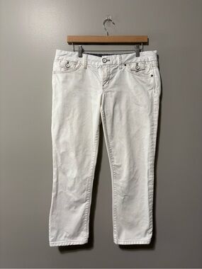 Limited Edition GAP Low Rise Cropped Jeans Vintage White